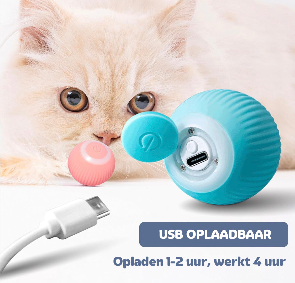 CatRocket Ball - Breng je kat in beweging met deze slimme raketbal – jagen op prooien was nog nooit zo leuk!